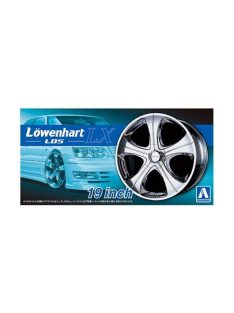   Aoshima - 1/24 Lowenhart LD5 LX 19 inch wheel & tire set, plastic modelkit