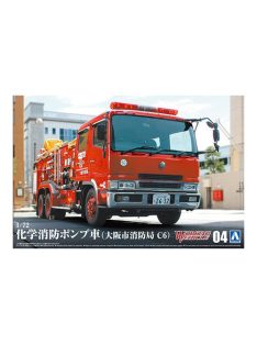   Aoshima - Chemical Fire Pumper Truck (Osaka Municipal Fire Department) 