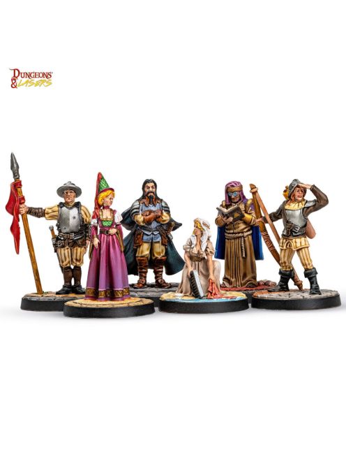 Archon Studio - Dungeons & Lasers Miniatures: TOWNSFOLK MINIATURE PACK