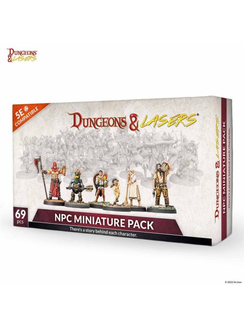 Archon Studio - Dungeons & Lasers Miniatures: NPC MINIATURE PACK