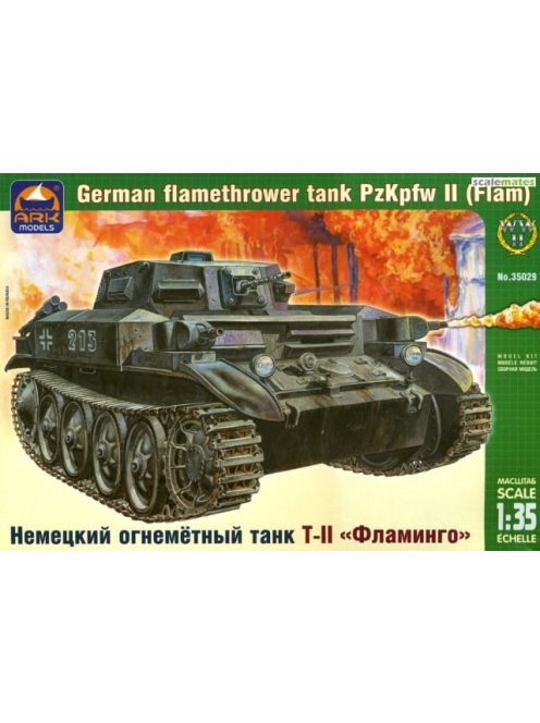 Ark Models - German flamethower tank Pz Kpfw II Flamm