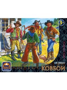 Ark Models - Cowboys, set of 8 figures