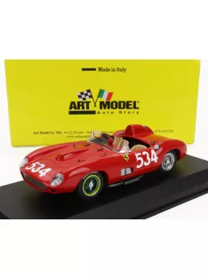   Art-Model - FERRARI 335S SPIDER TEAM SCUDERIA FERRARI N 534 MILLE MIGLIA 1957 PETER COLLINS - LOUIS KLEMENTASKI RED