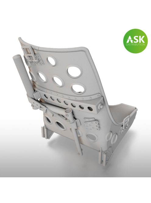 Art Scale - 1/32 A6M Zero Seat early with strarting handle - 3D print