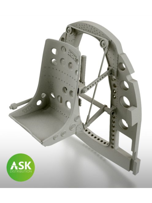 Art Scale - 1/32 A6M Bulkhead with Seat in MIDDLE position - 3D rec. for Tamiya