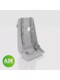   Art Scale - Messerschmitt P.1101 Seat (Me 163 type) with Seat belts - 3D print for Das Werk kit