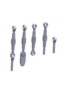Art Scale - Rigging Turnbuckles - 4 types
