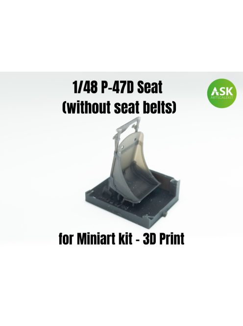 Art Scale - 1/48 P-47D Seat (without seat belts)