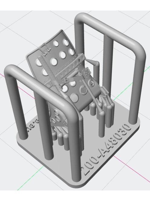 Art Scale - 1/48 A6M Zero Seat Early with starting handle - ASK 3D Print