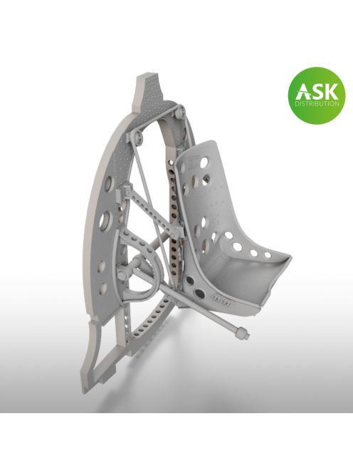Art Scale - 1/48 A6M Bulkhead with Seat in bottom position - ASK 3D Print rec. for Eduard