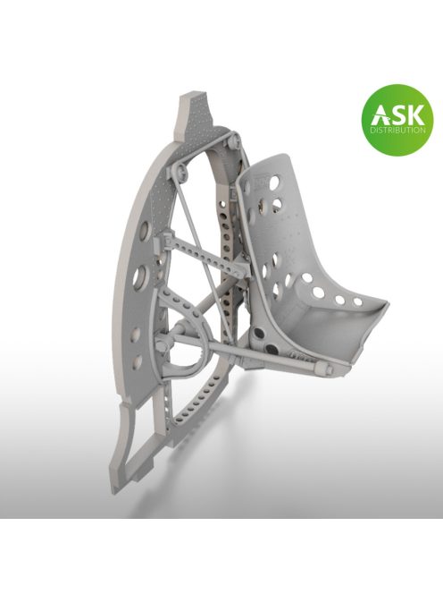 Art Scale - 1/48 A6M Bulkhead with Seat in middle position - ASK 3D Print rec. for Eduard