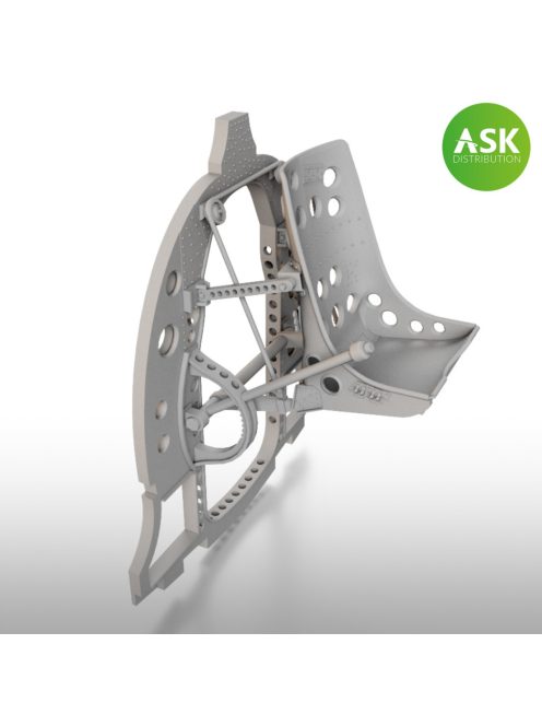 Art Scale - 1/48 A6M Bulkhead with Seat in top position - ASK 3D Print rec. for Eduard