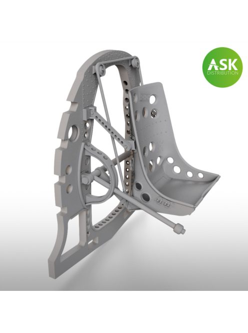 Art Scale - 1/48 A6M Bulkhead with Seat in BOTTOM position - ASK 3D Print rec. for Fine Molds