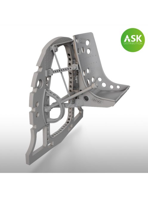 Art Scale - 1/48 A6M Bulkhead with Seat in TOP position - ASK 3D Print rec. for FineMolds