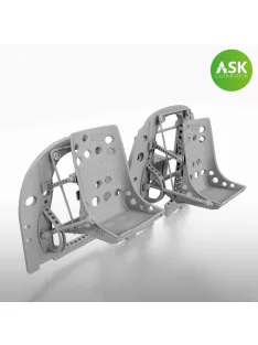   Art Scale - A6M2-K two Bulkheads with Seats set - ASK 3D Print rec. for Eduard