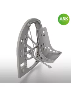   Art Scale - A6M Bulkhead with Seat in BOTTOM position - ASK 3D Print rec. for Tamiya