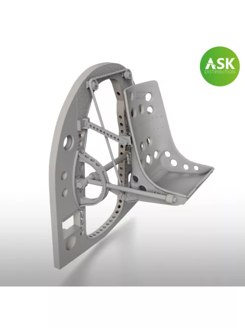 Art Scale - A6M Bulkhead with Seat in MIDDLE position - ASK 3D Print rec. for Tamiya