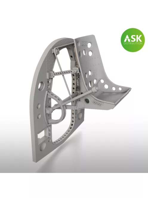 Art Scale - A6M Bulkhead with Seat in TOP position - ASK 3D Print rec. for Tamiya