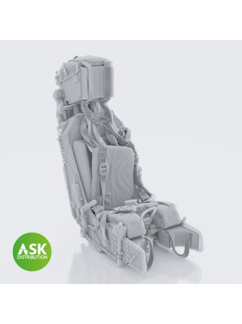 Art Scale - M.B.Type 9B Mk.3 Ejection Seat 1/48 - with seat belts (Rec. for  Jaguar GR.1/GR.1A – Airfix) ASK 3D