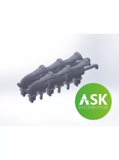   Art Scale - Spitfire Mk Shrouded Fishtail exhausts for Eduard