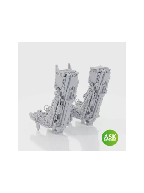 Art Scale - SJU-17 ejection seats with seat belts 2 pcs rec. for F-14D - 3D print for Tamiya