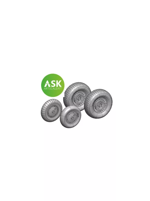 Art Scale - Me 262 Wheels detail set - 3D print for Arma Hobby