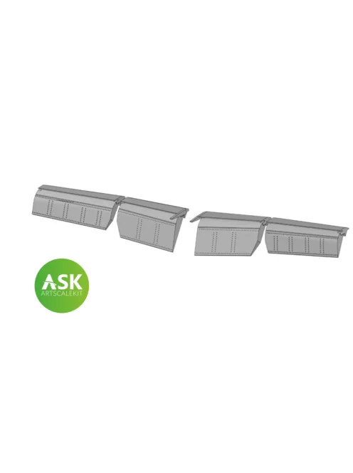 Art Scale - Me 262 flaps detail set - 3D print for Arma Hobby