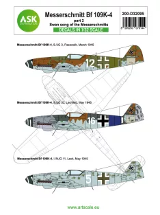   Art Scale - 1/32 Bf 109K-4 part 2 - Swan song of the Messerschmitts