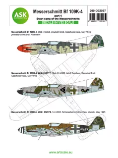   Art Scale - Bf 109K-4 part 4 - Swan song of the Messerschmitts