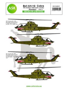   Art Scale - 1/48 Bell AH-1G Cobra "Kentaur" 3th Aviation helicopter cavalry part 2