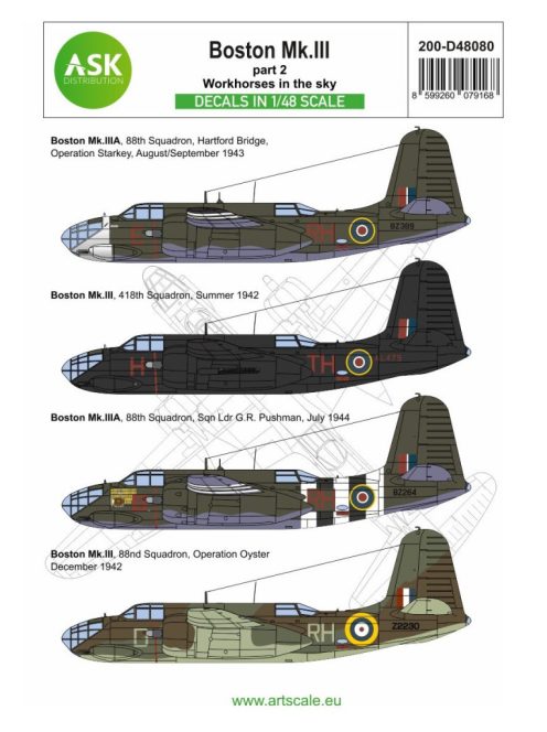 Art Scale - 1/48 Boston MK.III part 2 - Workhorses in the sky