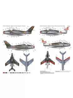 Art Scale - F-84F Thunderstreak part 1 - Belgian Air Force
