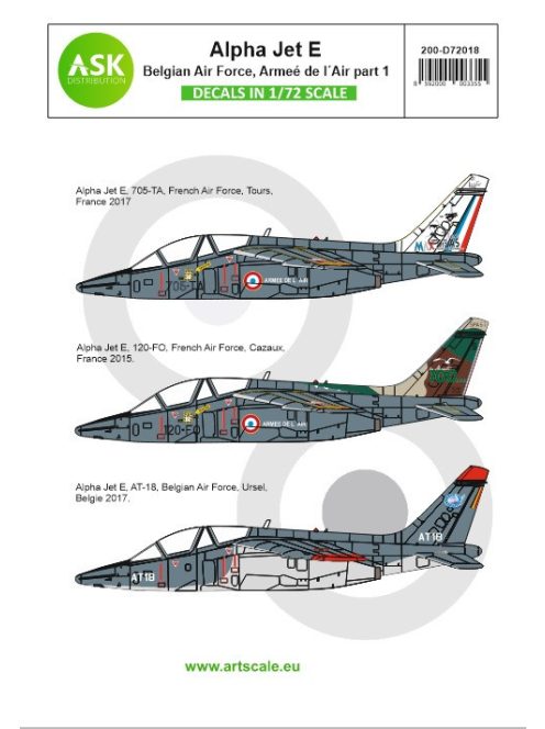 Art Scale - 1/72 Alpha Jet E Belgian AF, Armeé de l'Air part 1