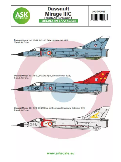 Art Scale - Mirage IIIC French Air Force part 1