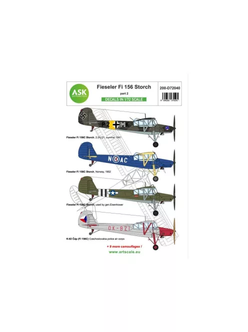 Art Scale - Fieseler Fi 156 Storch part 2Around WWII Europe and Foreign services