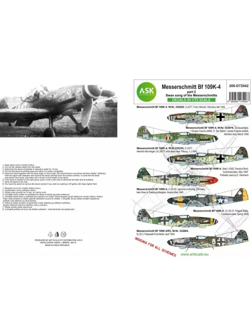 Art Scale - Bf 109K-4 part 2 - Swan song of the Messerschmitts