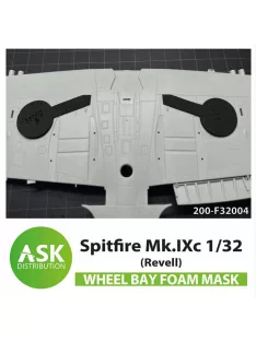   Art Scale - Spitfire Mk.IXc  Wheel bays - FOAM flexibel express fit mask for Revell