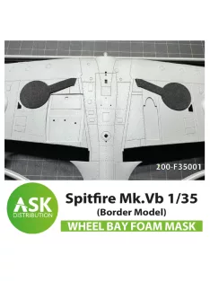   Art Scale - Spitfire Mk.Vb Wheel bays - FOAM flexibel express fit mask for Border Model