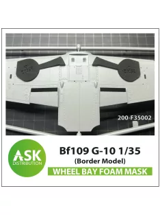   Art Scale - Bf 109G-10 Wheel bays - FOAM flexibel express fit mask for Border Model kit