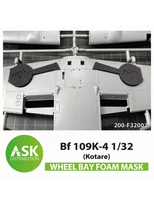 Art Scale - Bf 109K-4 Wheel bays - FOAM flexibel express fit mask for Kotare