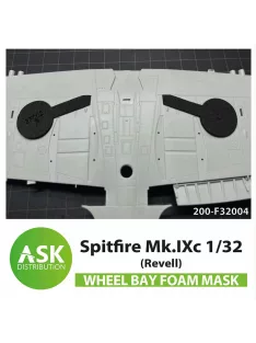   Art Scale - Spitfire Mk.IXc  Wheel bays - FOAM flexibel express fit mask for Revell