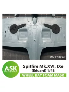   Art Scale - Spitfire Mk.XVI, IXe FOAM flexibel wheel bay mask for Eduard