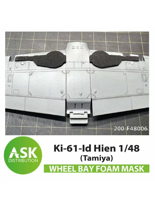Art Scale - Ki-61-Id Hien FOAM flexibel wheel bay mask for Tamiya