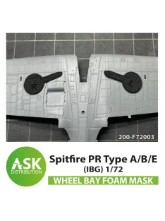   Art Scale - Spitfire PR Type A/B/E wheel bay FOAM flexibel mask for IBG