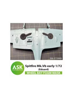   Art Scale - Spitfire Mk.Vb wheel bay FOAM flexibel mask for Eduard