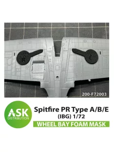   Art Scale - Spitfire PR Type A/B/E wheel bay FOAM flexibel mask for IBG