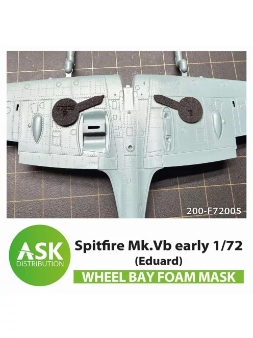 Art Scale - Spitfire Mk.Vb wheel bay FOAM flexibel mask for Eduard