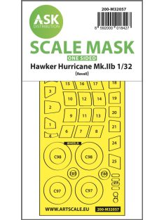   Art Scale - 1/32 Hawker Hurricane Mk.IIB  one-sided express masks for Revell