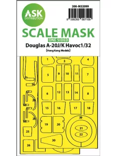   Art Scale - 1/32 A-20J/K Havoc - one-sided express mas for HK Models