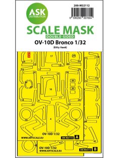   Art Scale - 1/32 OV-10D Bronco double-sided express fit mask for Kitty Hawk